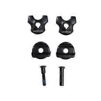Grampo de canote de bicicleta para adaptador de trilhos de selim de carbono 7x9 mm tubo de canote de bicicleta oval/clipes redondos S