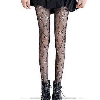 Neue Sexy Netzstrümpfe Mode Strumpfhosen für Frauen Sexy Spitze Leggings Hoch taillierte Strumpfhose Strümpfe (Schwarz)_Special Geschenk
