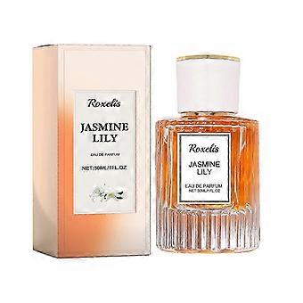 Roxelis lily women's pheromone perfume, wrist, ear, neck, natural and long-lasting light fragrance, exquisite and elegant, exuding feminine charm