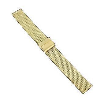 Full watch strap Milanaiseband stainless steel gold 18 mm 8946CH6