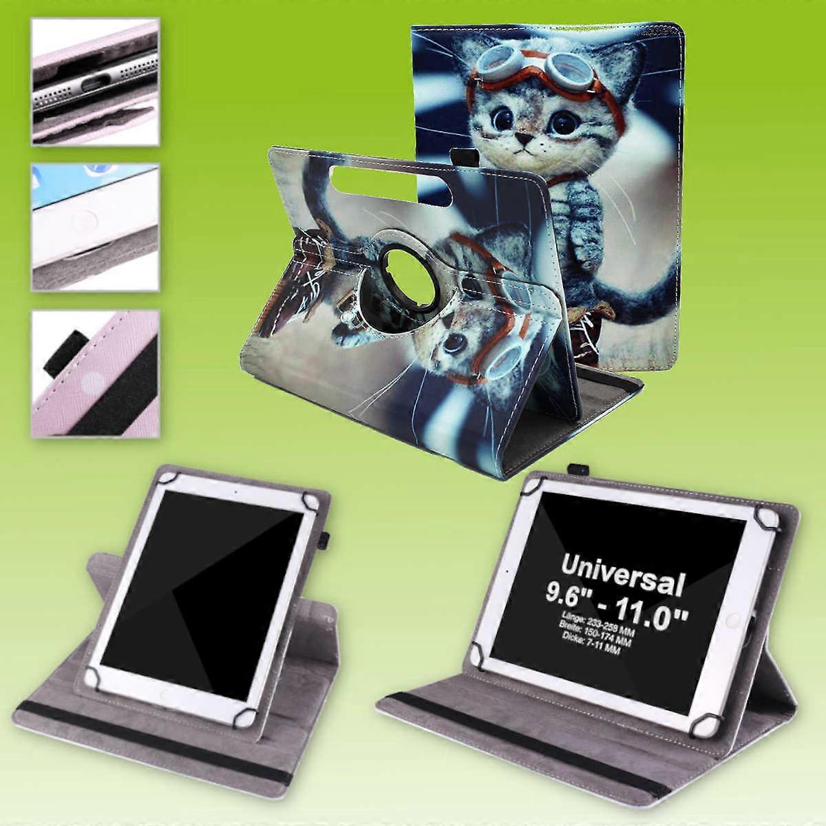 For Samsung Galaxy Tab A8 2021 360 Degree Design 6" Tablet Case Faux Leather Cover