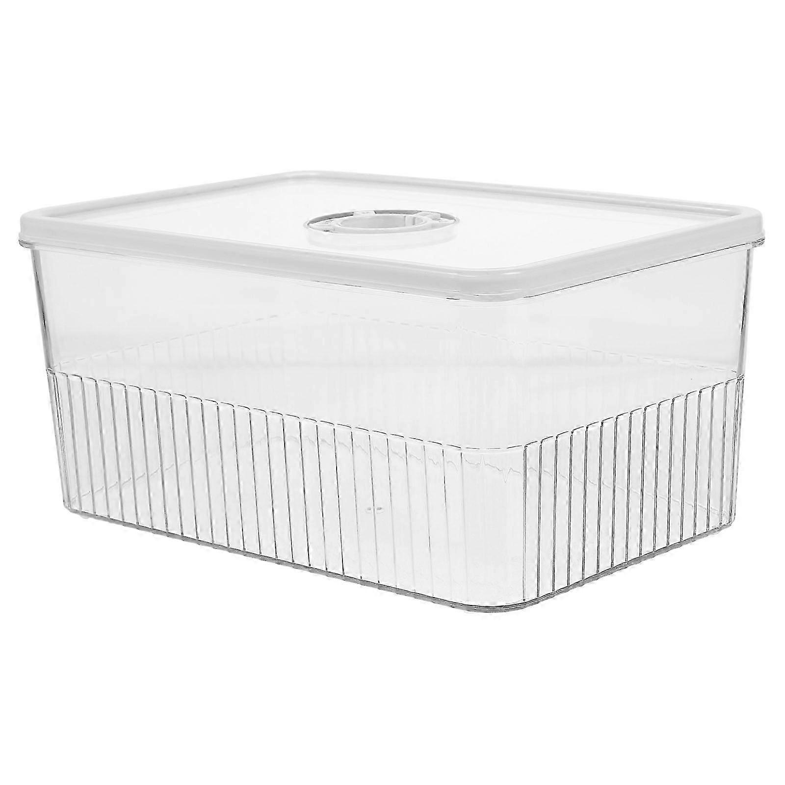 Bread Container Toast Storage Box with Timing Cover for Storage