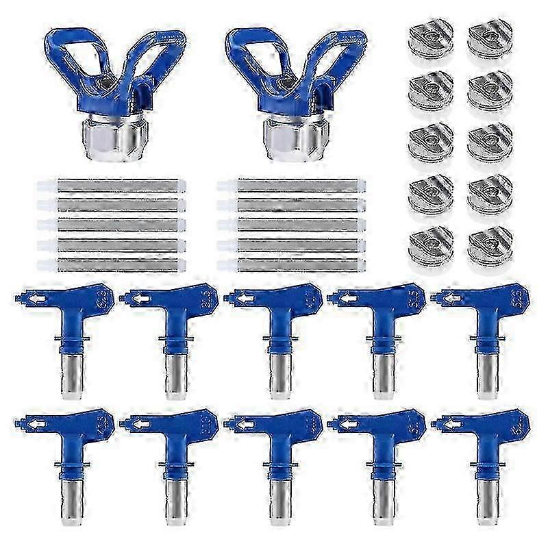 Suitable for airless paint spray nozzles, reversible spray nozzles with spray filters and protection for airless sprayers