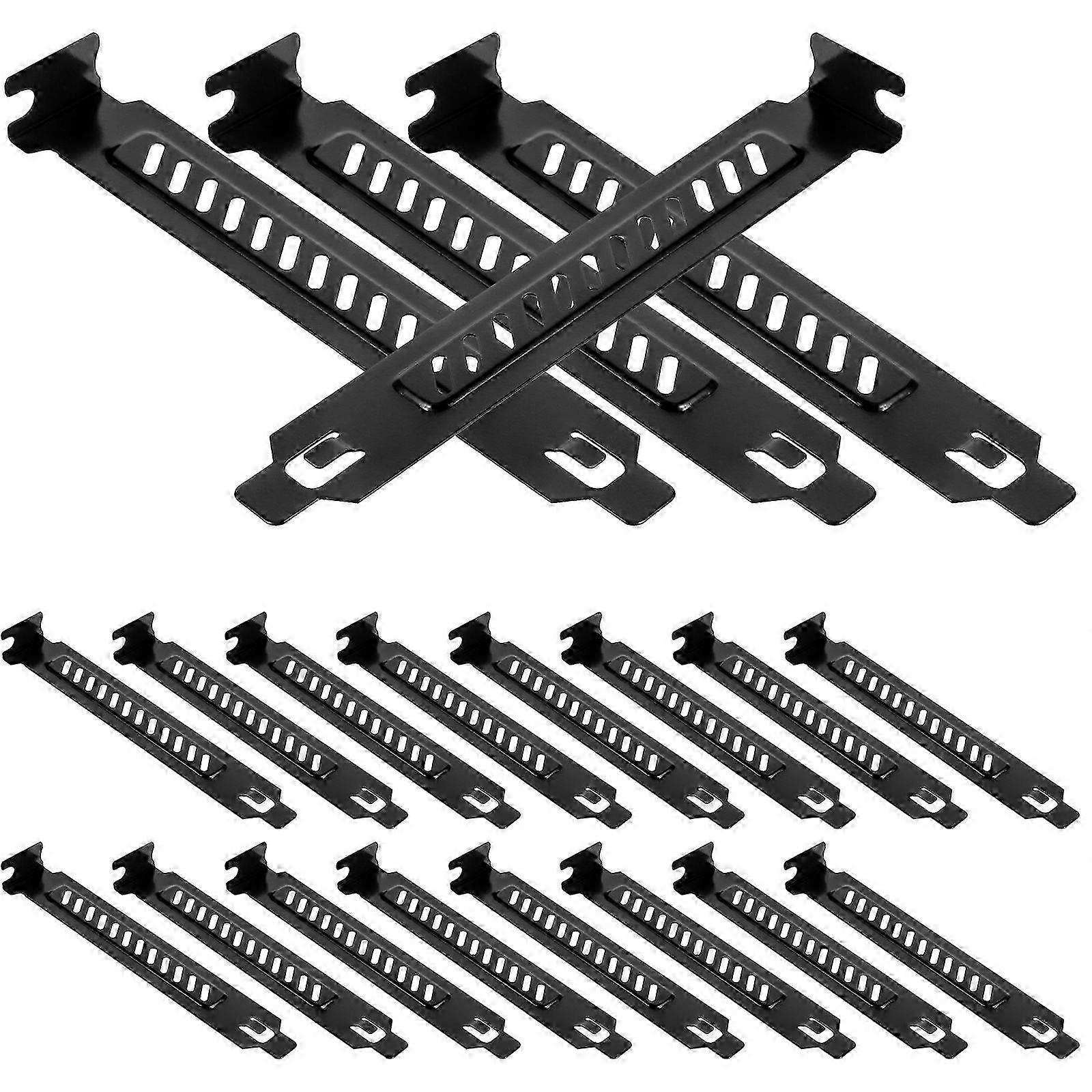 20PCS Computer Back Slot Cover Metal Computer Chassis Ventilation Deflector