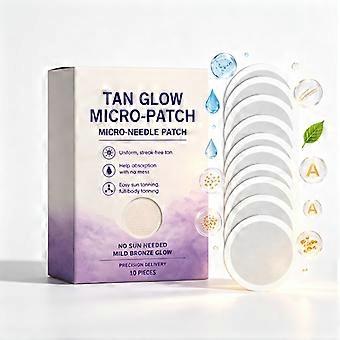Micro Patches 10Pcs, Easy Apply Breathable Body Care Patch for Mild Bronze Look, Summer Outdoor Travel Beach Holiday Use