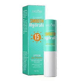 Minerale zonnebrandcrème lippenbalsem - lichtgewicht hydraterende, zomerse lipbescherming en verzorging op lippenstiftniveau