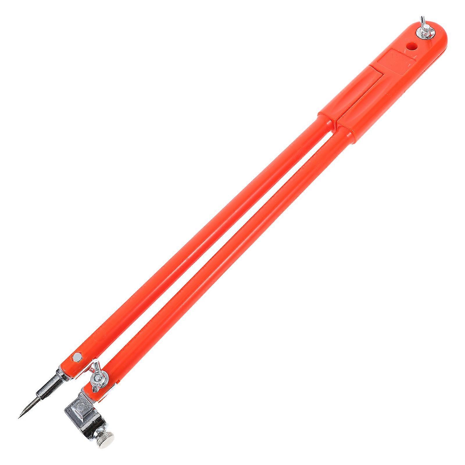 Large Drawing Compass For Woodworking Precision Scribing Tool For Carpentry Multi-Functional Drawing Ruler