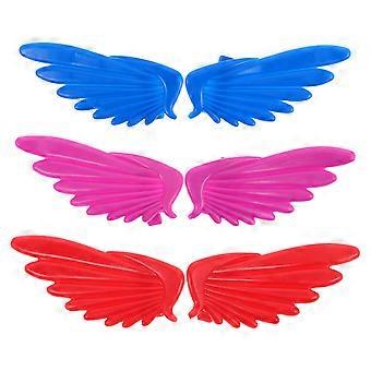 Colorful Wings Charms for Roller Skate Shoes Decorative 18Pcs Set