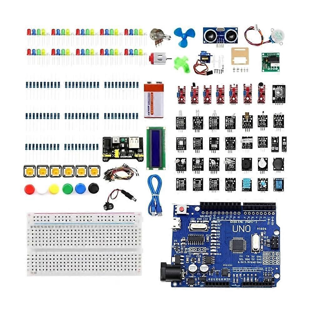 For UNO R3 Super Learning Kit for UNO R3 Development Board Super Starter Kit RFID Upgrade Kit Tutorial Learning Kit