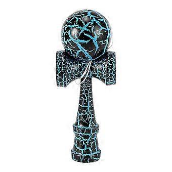Träleksak Utomhussporter Kendama Leksaksboll Barn och vuxna Utomhus Boll Sport Spricka Bok Trä Färgglad Design Svart och Blå