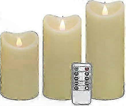 Simplex Ivory Timer Candle with Tilt-to-Melt Flame