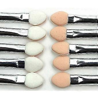10pcs Makeup Double-end Eye Shadow Eyeliner Brush Sponge Applicator Tool