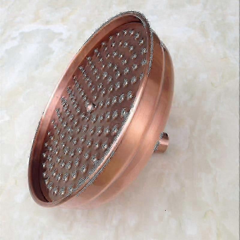 8 Inch Red Copper Antique Brass Round Shape Shower