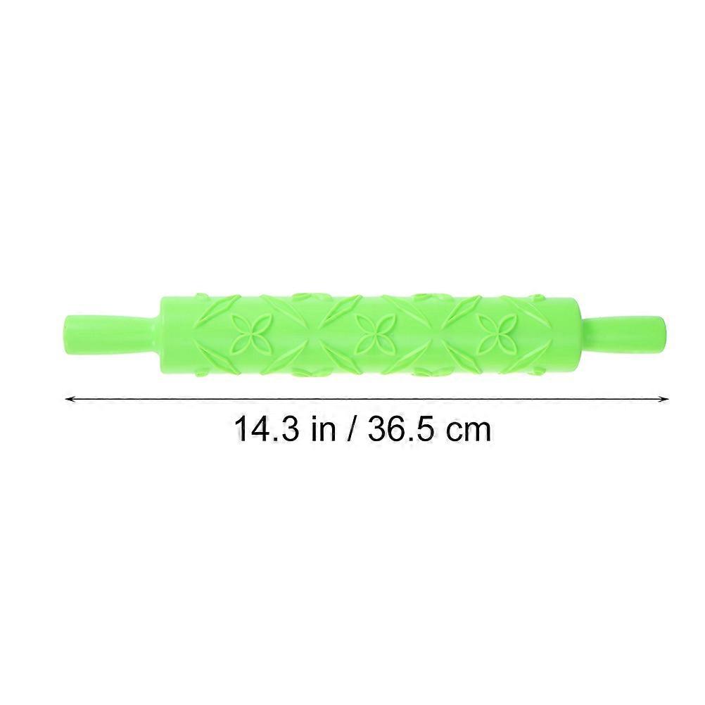 Rolling Pin Plastic Pattern Embossing Tool for Baking Use 5Pcs Multifunctional Kit