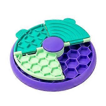 Nascondiglio resistente per cibo per cani, un modo per stimolare l'intelligenza e alleviare la noia, dispositivo interattivo per l'alimentazione lenta, 21 x 21 x 4,5 cm