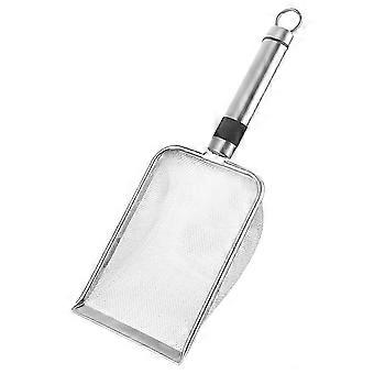 Metal Cat Litter Scoop for Sifting 1 Piece Durable Stainless Steel