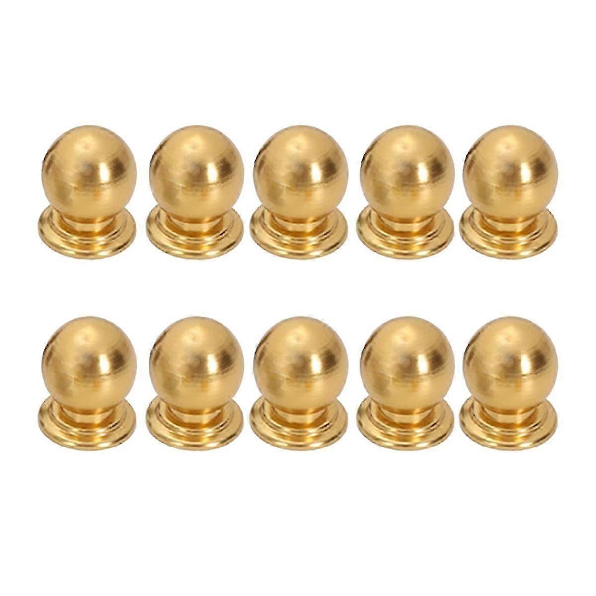 10 Pcs Cabinet Knobs Round Ball Knobs Bathroom Cabinet Knobs Dresser Knobs, Modern Cabinet Hardware for Kitchen