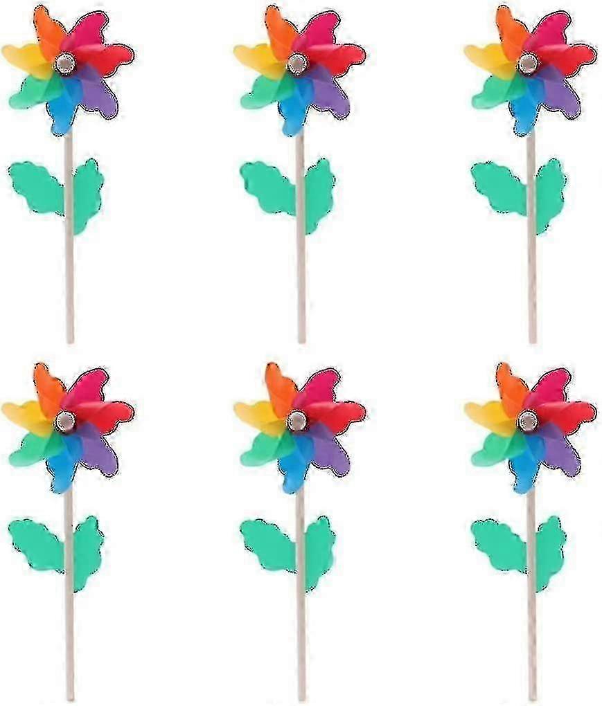 10 Pieces Wind Chimes Windmill Windmill,12cm