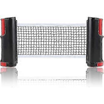 Portable Retractable Table Tennis Net with Rear Extension Bar, Racket & Ball Set - Perfect for Any Table at Home_jius