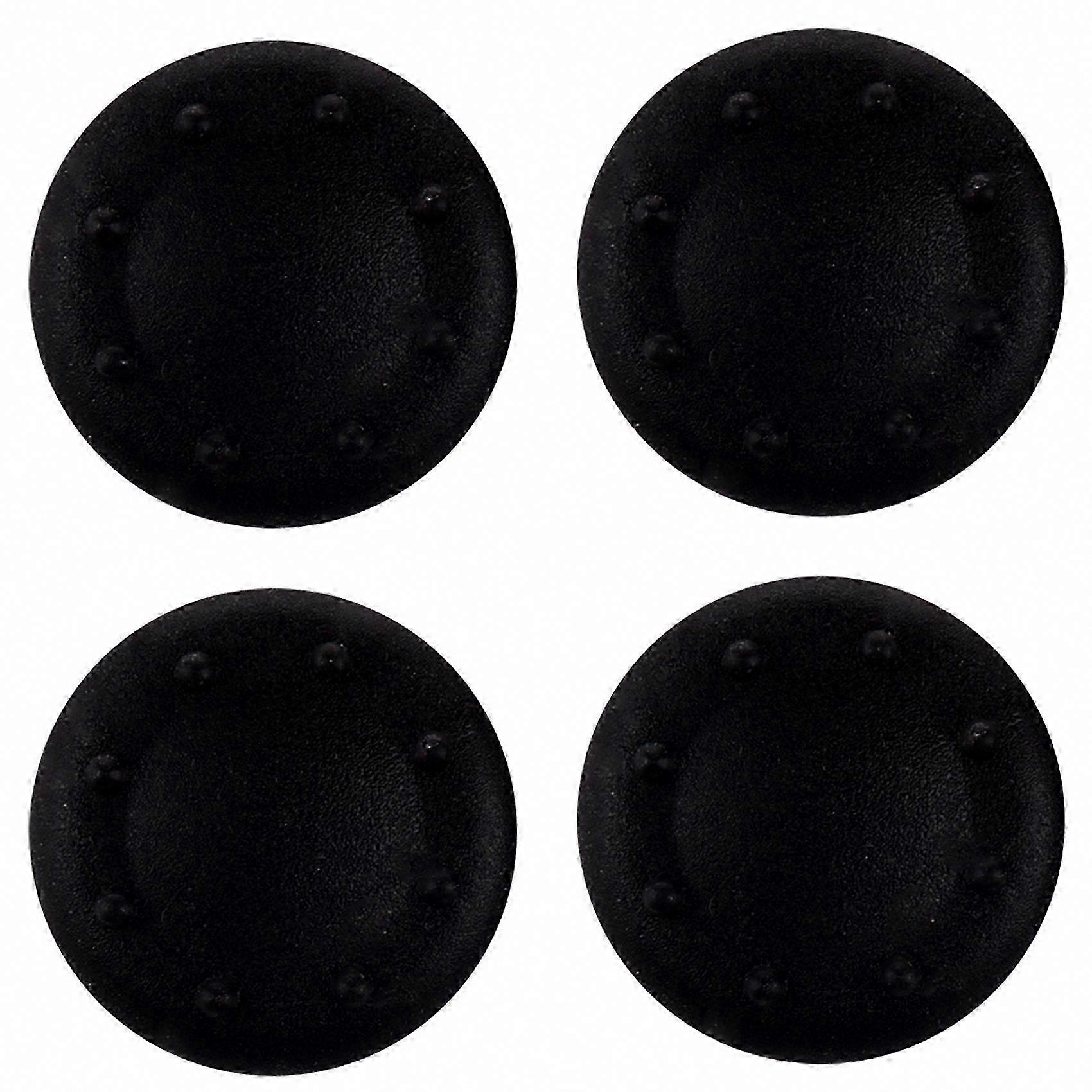 Black 2-Pack Game Thumbstick Joystick Grip Caps Compatible with PS2, PS3, 360 Controllers