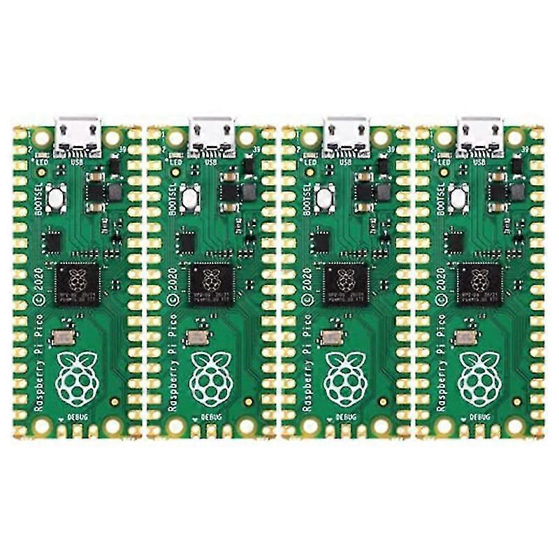 4pcs Microcontroller Board For Raspberry Pi Rp2040 Dual-core Arm