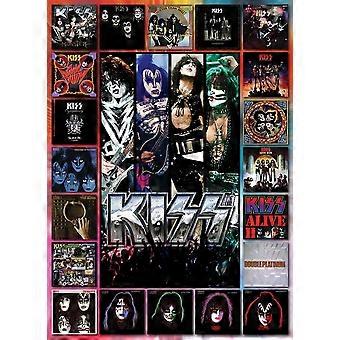 KISS The Albums Puzzle  Black HAA259