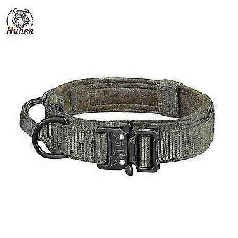 Pet supplies dog collar tactical dog collar nylon dog collar large and medium dogs pet collar_vcx