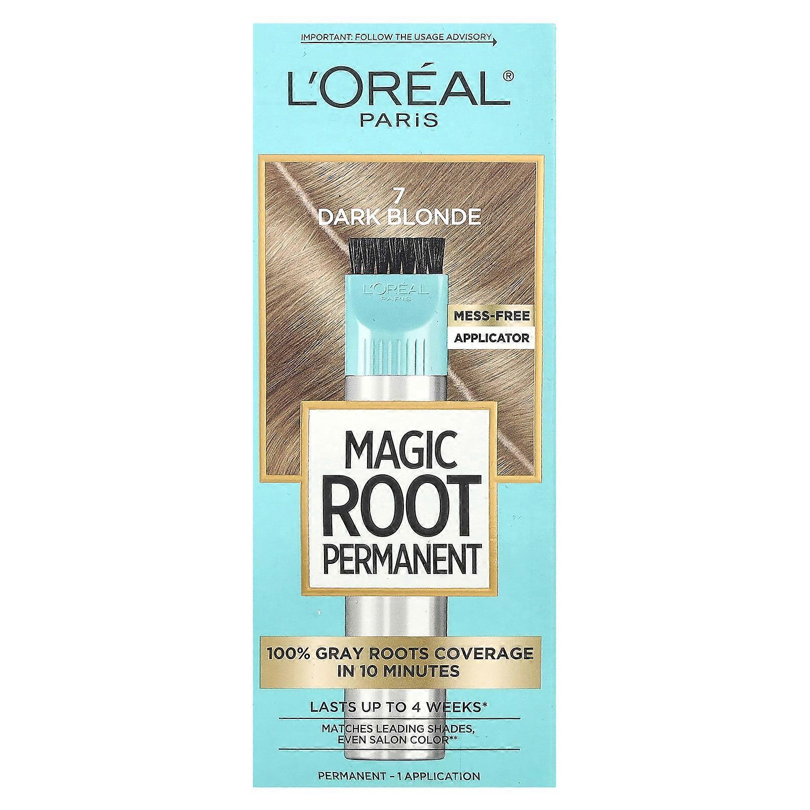 3 x L'Oréal, Magic Root Permanent, 7 Dark Blonde, 1 Application