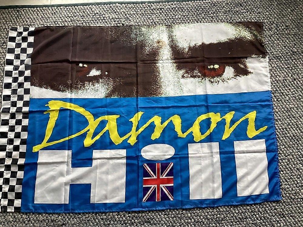 DAMON HILL FLAG FROM YEARS AGO HU080