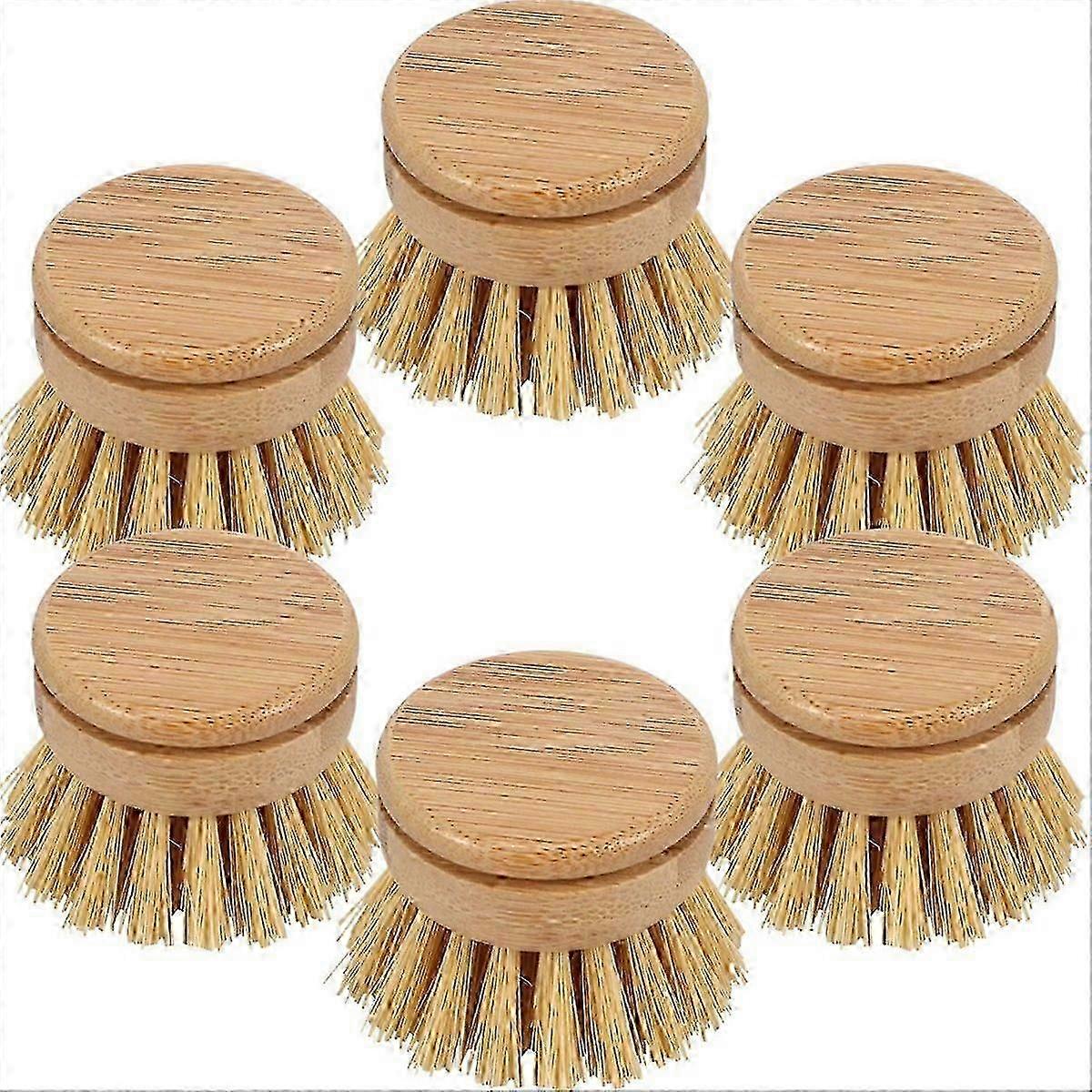 Natural Bamboo Dish Brush Heads