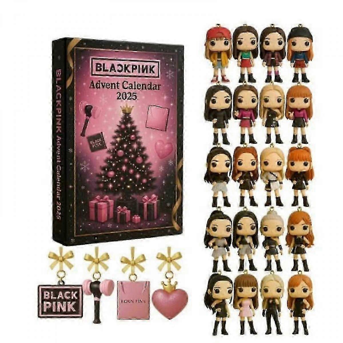 Sort pink 2025 adventskalender