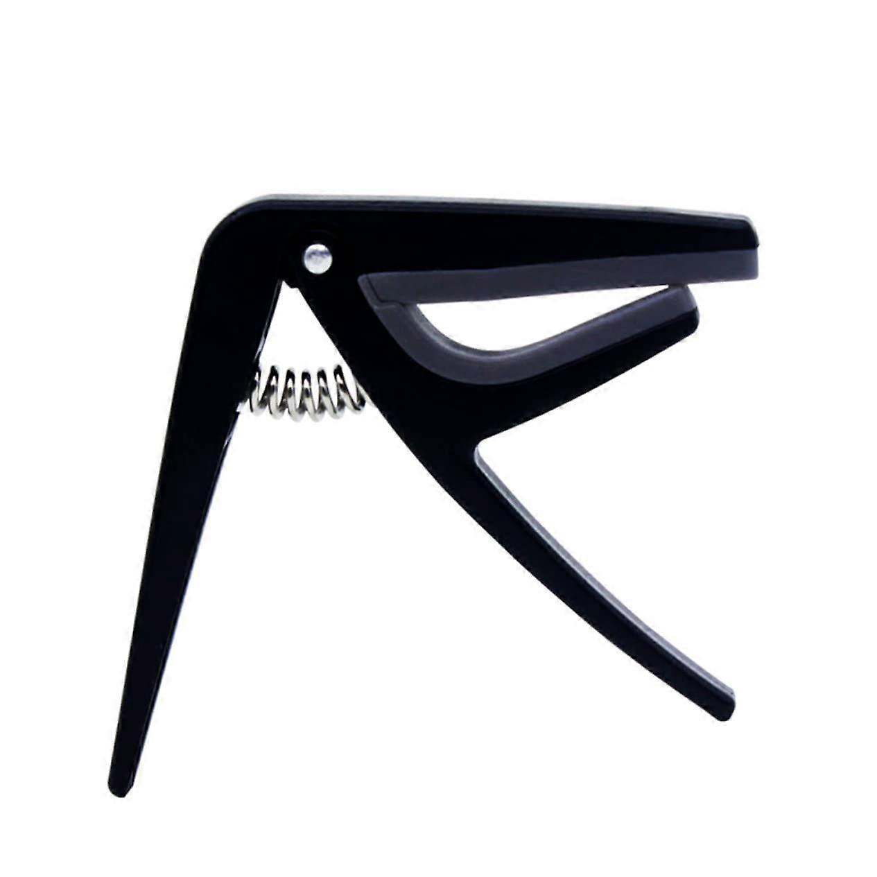 Black Ukulele Capo for Guitar and Ukulele, Quick Change with Fast Key Changes and Stable String Pressure