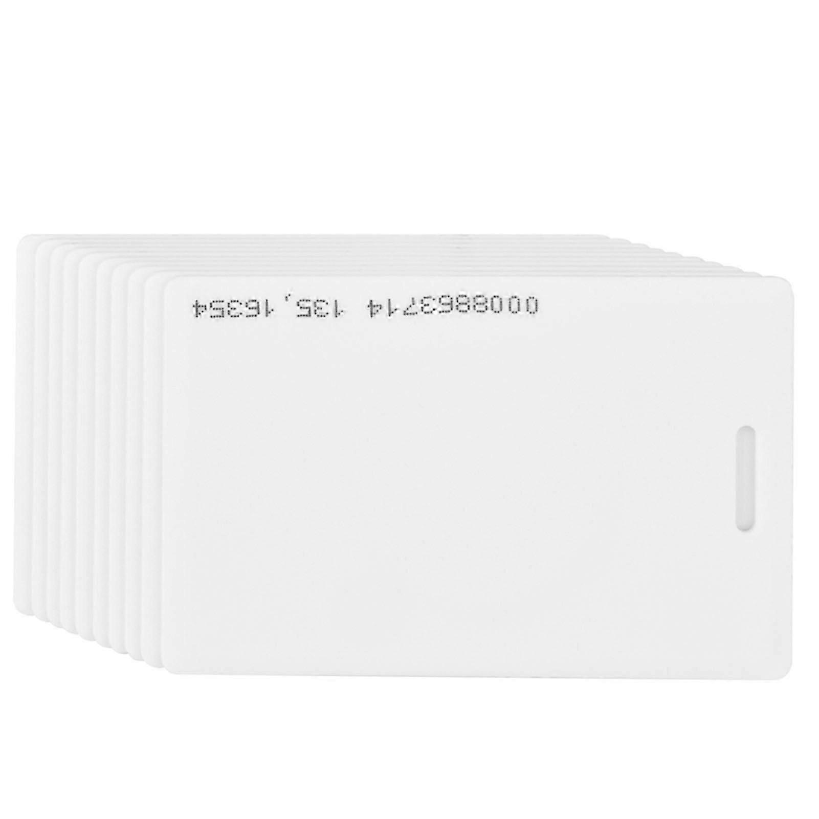 10 125kHz RFID-readable access control cards, proximity access control cards