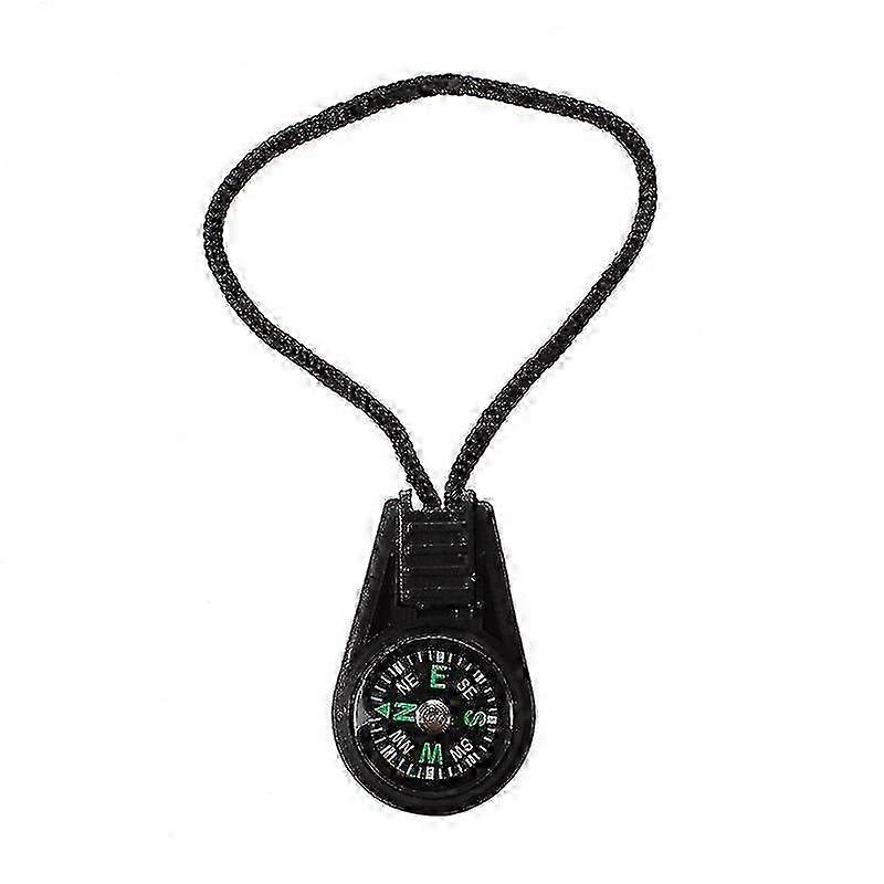 10PCS Mini Travel Mountaineering Portable Compass With Lanyard Compass Multi Function Measuring Tool