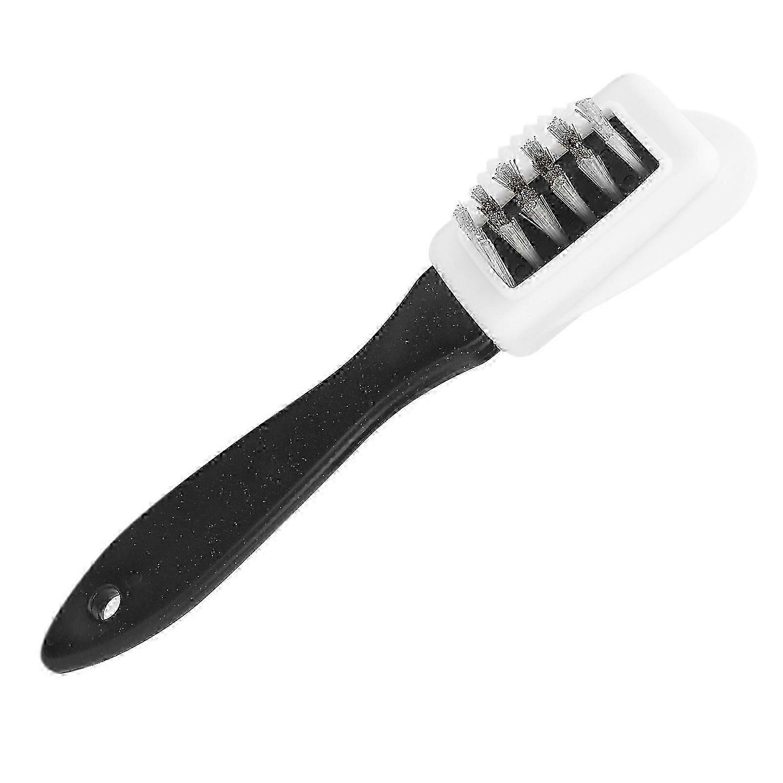 Dual-Action Suede Leather Brush