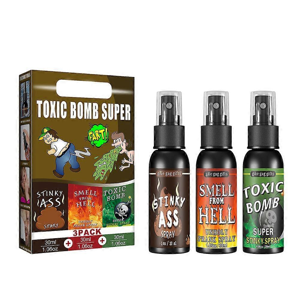 Fart Spray Set Triple Scent Prank