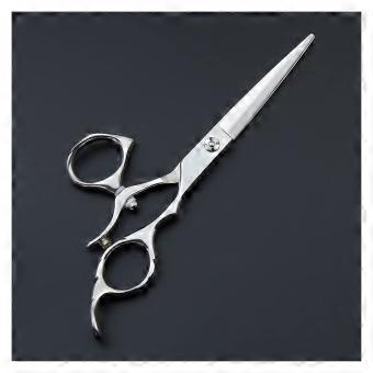 6inch Professional Hair Cutting Scissors 9CR Stainless Steel Barber Shears with Rotating Handles and Pouch