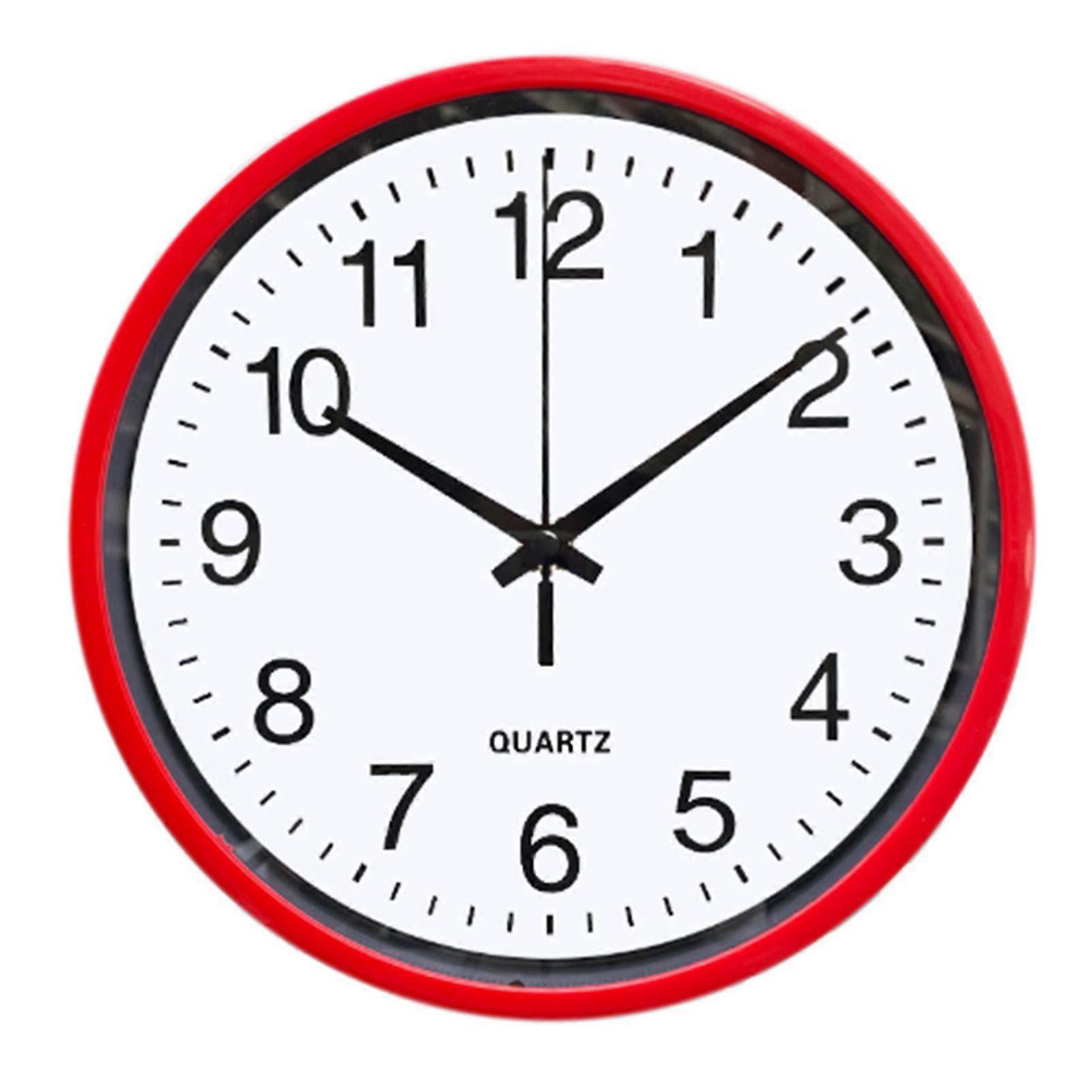 Silent 8 Inch Modern Round Clock