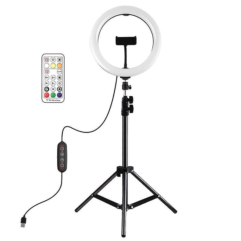 26X26x3cm White Studio Lights & Flashes 1 Set Of Tripod Stand Ring Light Usb Connecting Light For Li