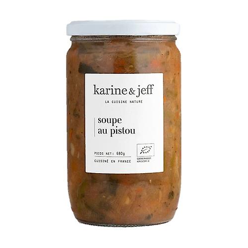 Organic basil vegetable soup 680 g