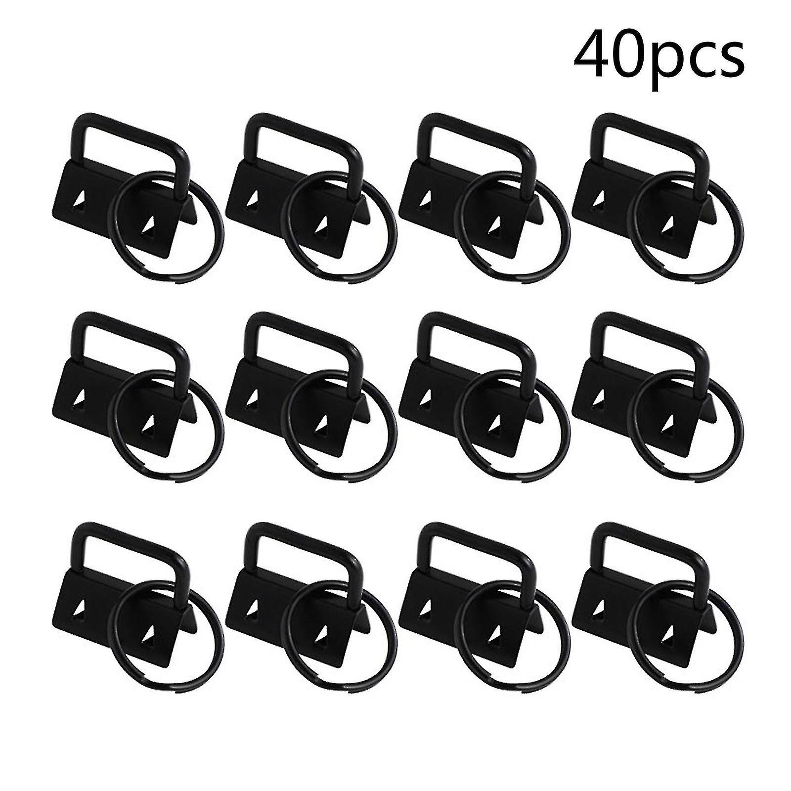 40 Pcs/set Keychain Hardware Set Diy Wristlet Keychain Bag Wristlet Supplies