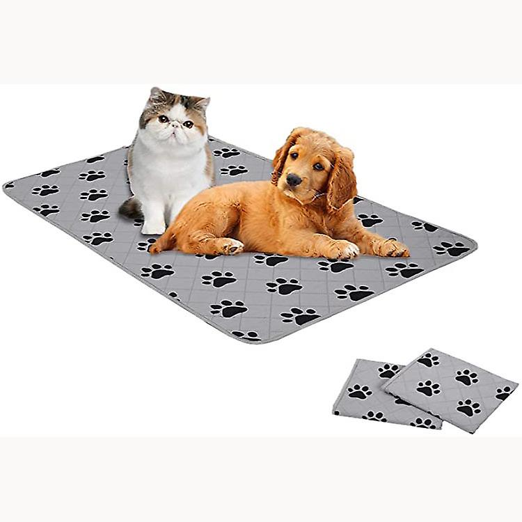 Dog Training Mat - 2 Pieces 45*60cm Dog Training Mat Absorbent Quick Dry Machine Washable Reusable