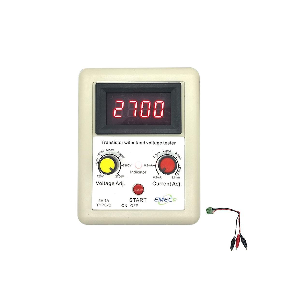 110V-2600V IGBT Voltage Capability Tester Diode MOS Triode Digital Voltmeter Tester Portable Withst