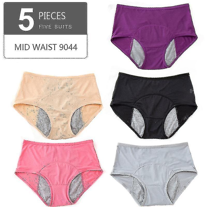 Period Underwear For Women 3PC Underwear For Women Bikini Briefs Leak Proof Menstrual Period Physiological Waist Pants Panties Saving On Clearance Seamless Period Panties