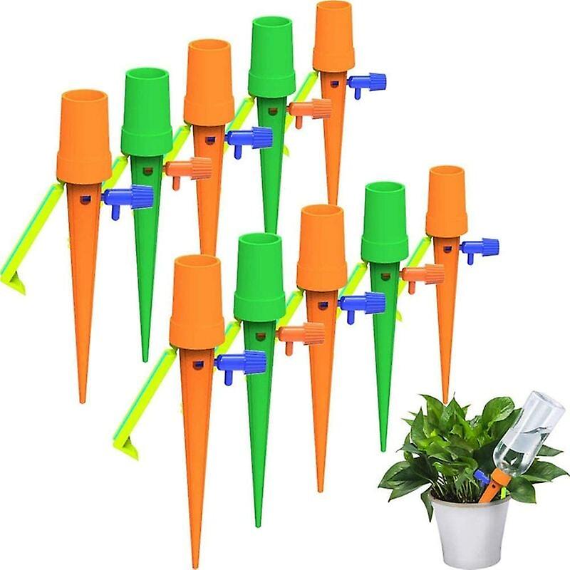 20pcs Drip Irrigation Kit Automatic Watering Stakes With 20pcs Anti 