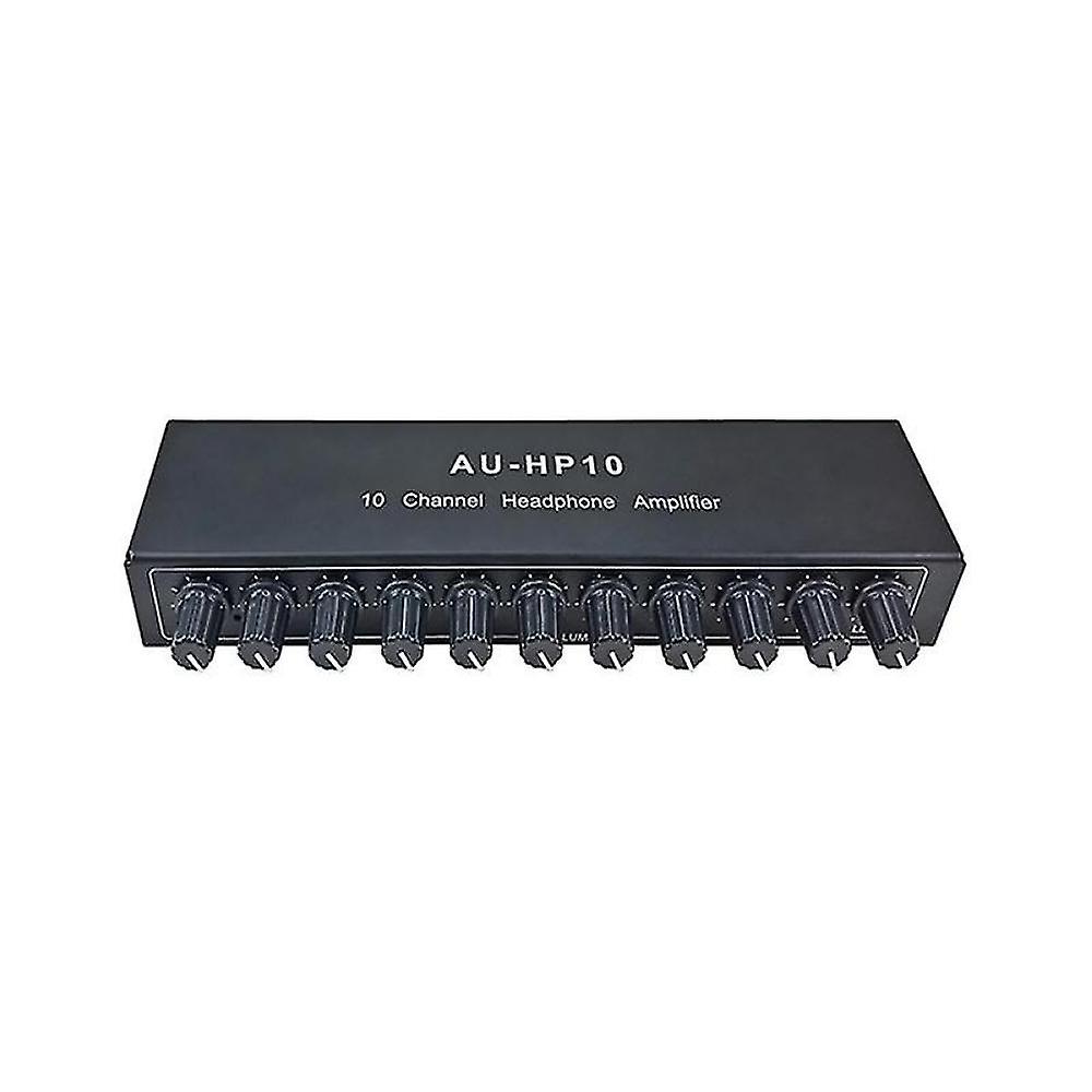 10 Channel Stereo Headphone Amplifier Audio (1 Input 10 Output ) Preamplifier Vol Njm4556a Mixer Bo