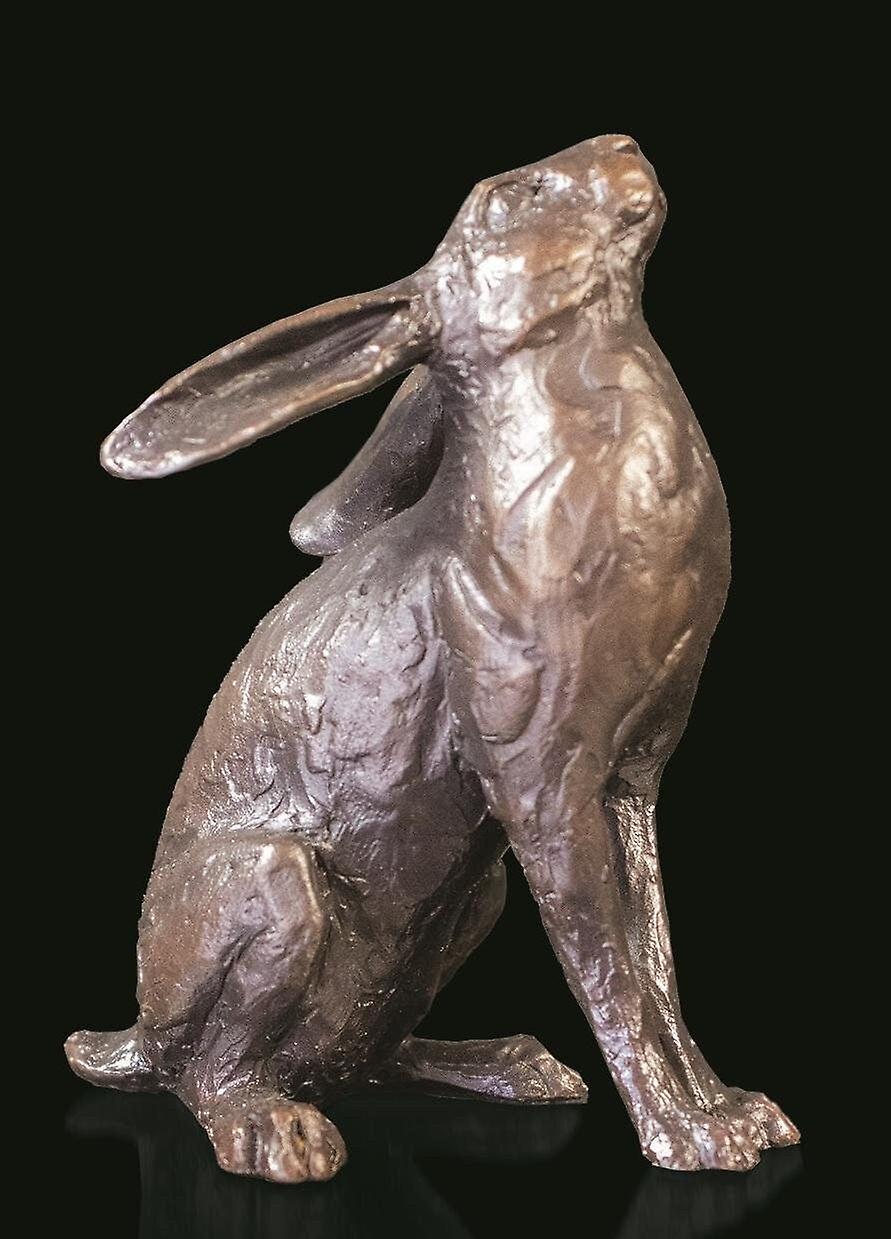 Medium Hare Moongazer Figurine By Allianceinteriorsltd