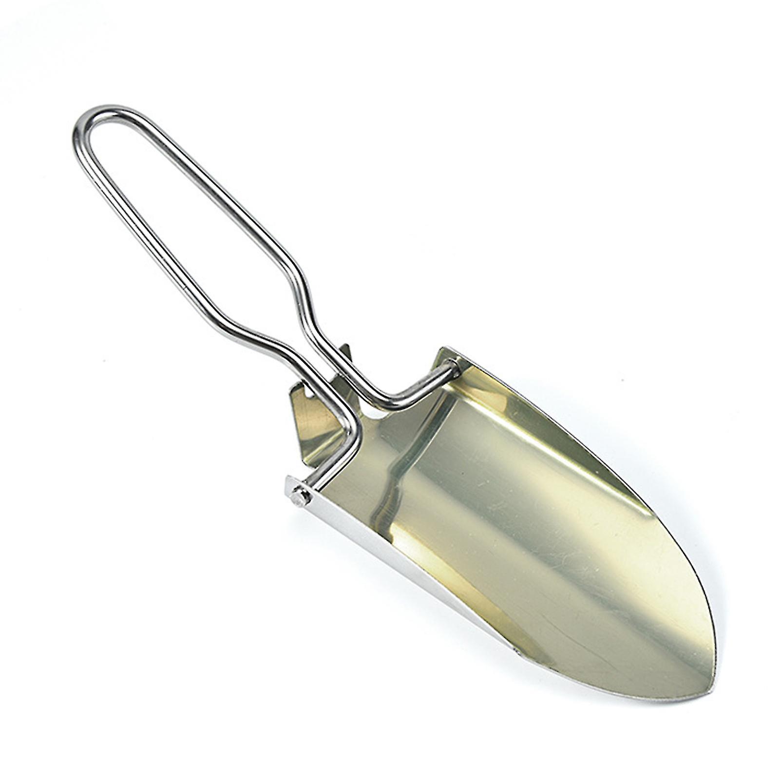 Household Mini Folding Shovel Pointed Design Save Space Lightweight Practical Ice Shovel For Beans