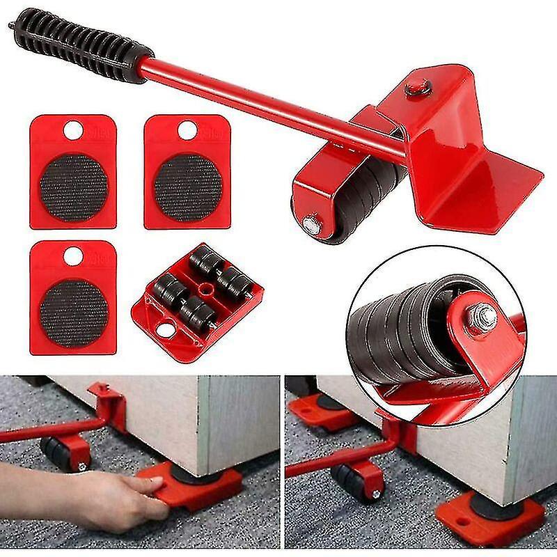 Efcompatible Withtless Heavy Furniture Move Kit, Furniture Mover Kit, Furniture Lever And Trolley Ki