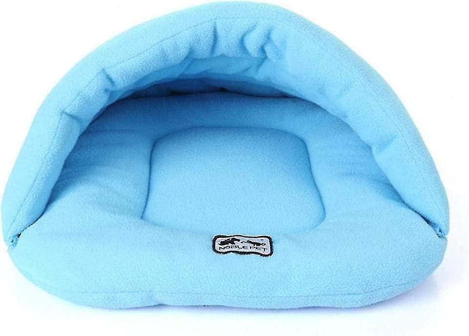 Shell Pet Nest High-grade Warm Dog Nest Cat Cage Candy Color Pet Sleeping Bag Nest Tent Nest Sky Blu